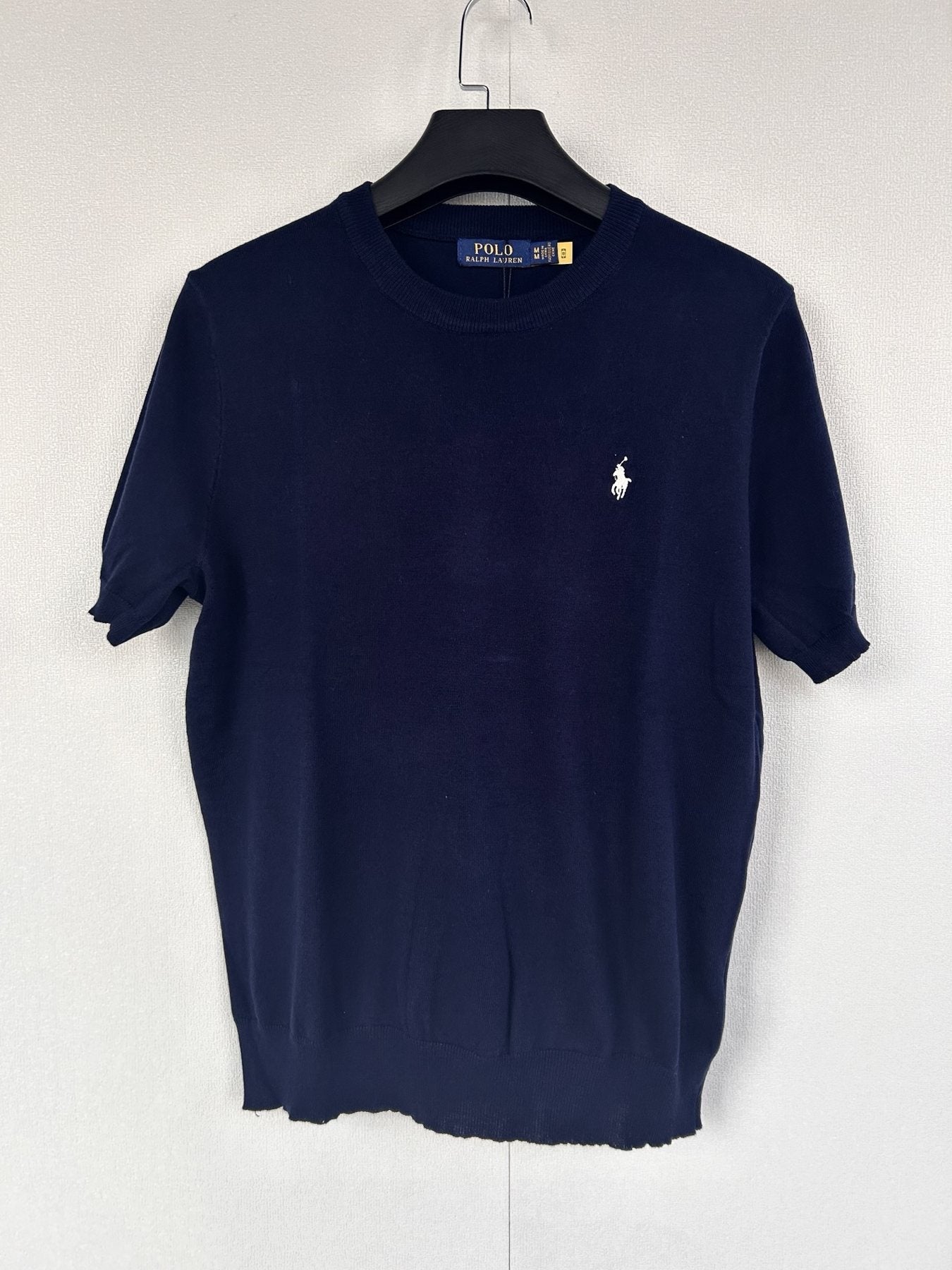 Test2-Ralph Lauren Lightweight Short-Sleeve Knit Top — front