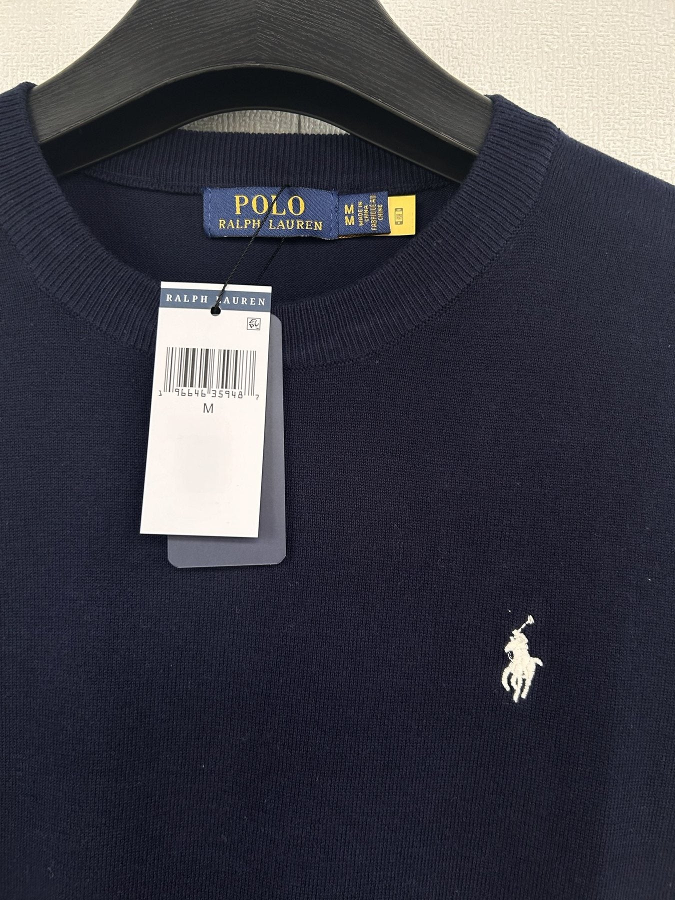 Test2-Ralph Lauren Lightweight Short-Sleeve Knit Top — detail
