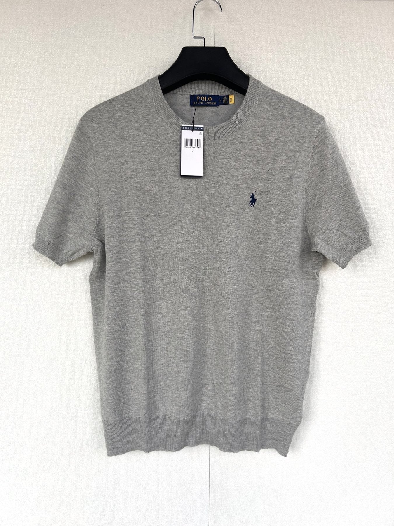 Test2-Ralph Lauren Lightweight Short-Sleeve Knit Top — front