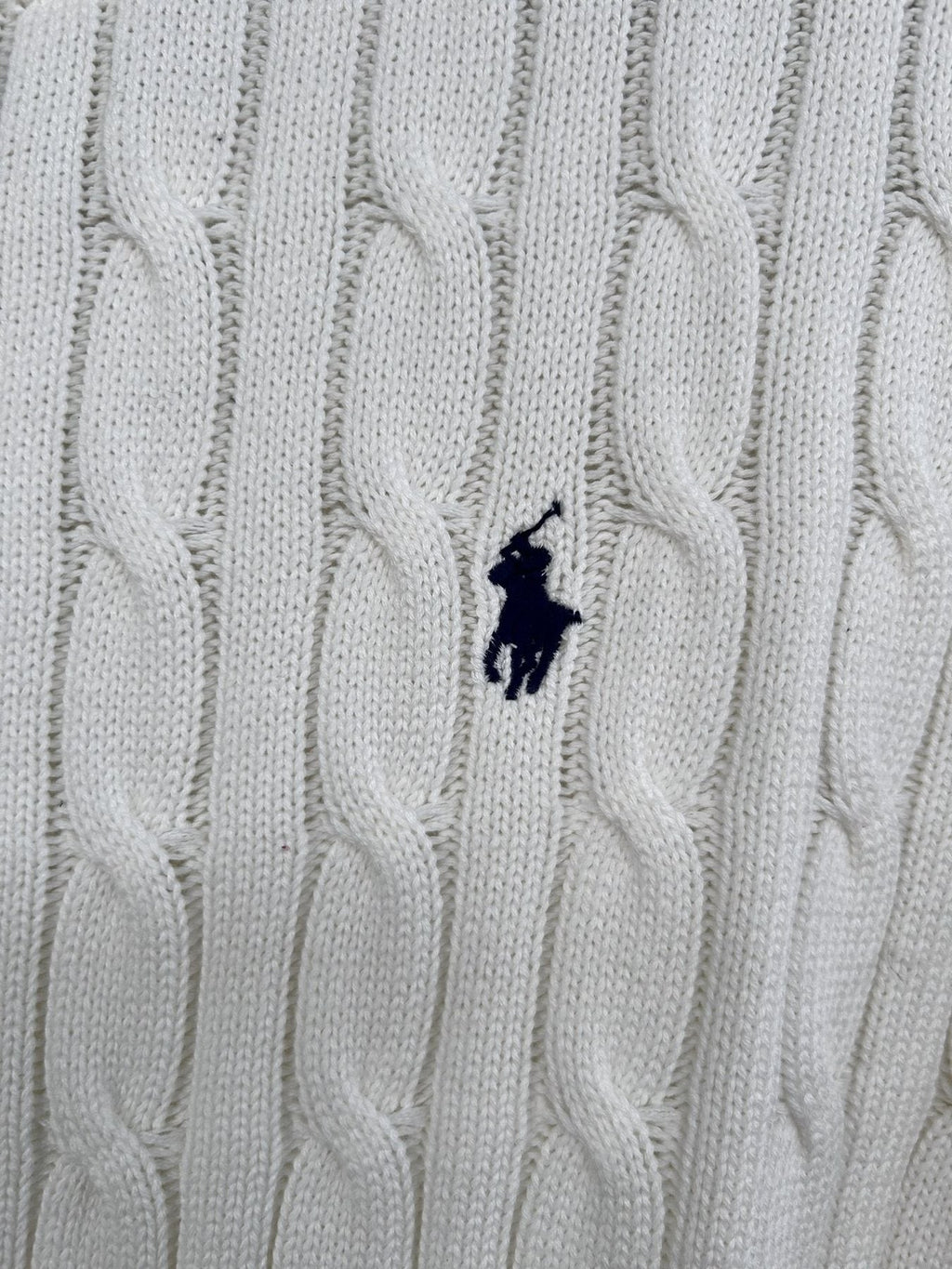 Test2-Ralph Lauren Short-Sleeve Cable-Knit Sweater — detail