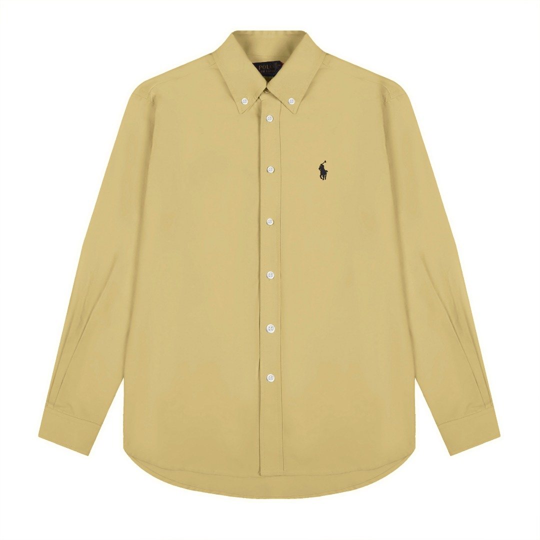 Test2-Ralph Lauren Cotton Oxford Button-Down Shirt — front