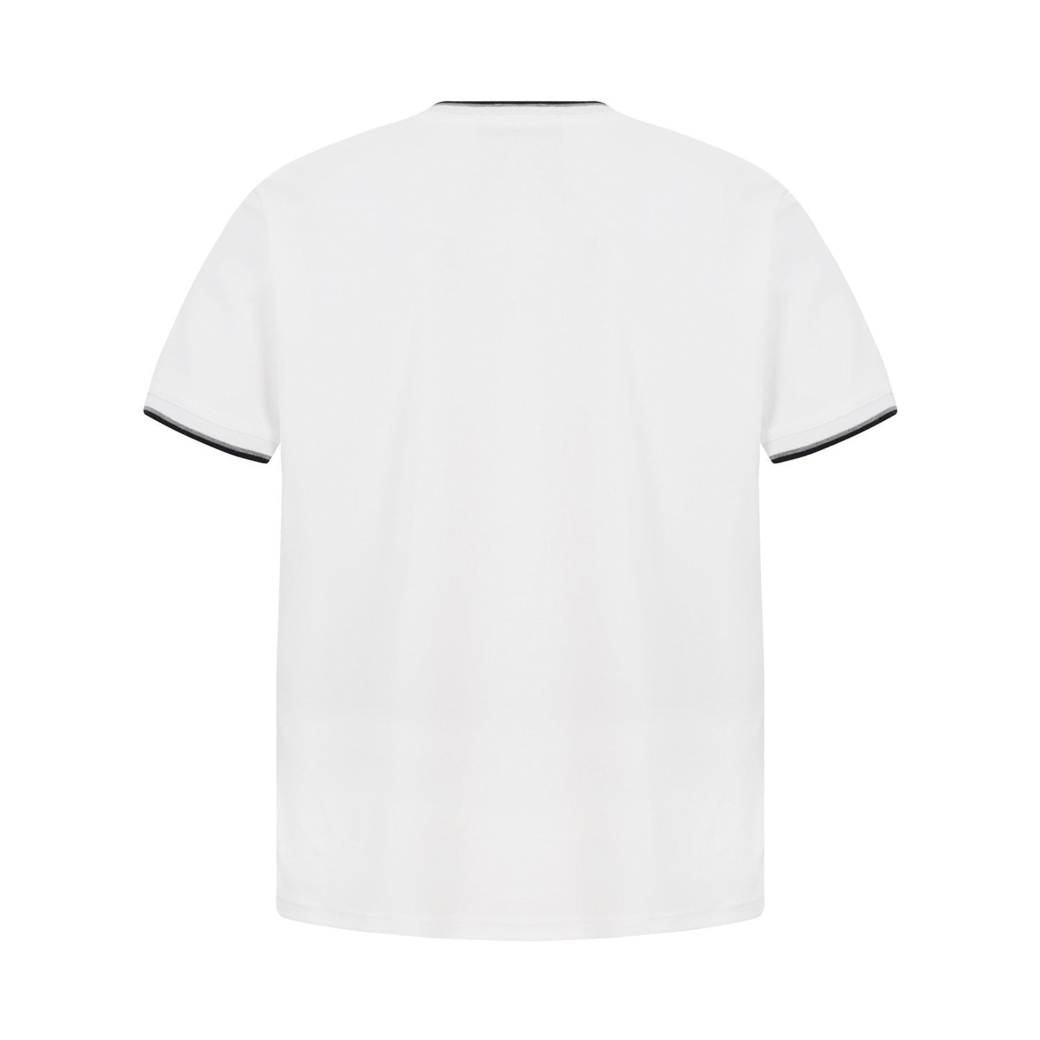 Test2-Ralph Lauren Contrast-Trim Piqué Crewneck T-Shirt — back