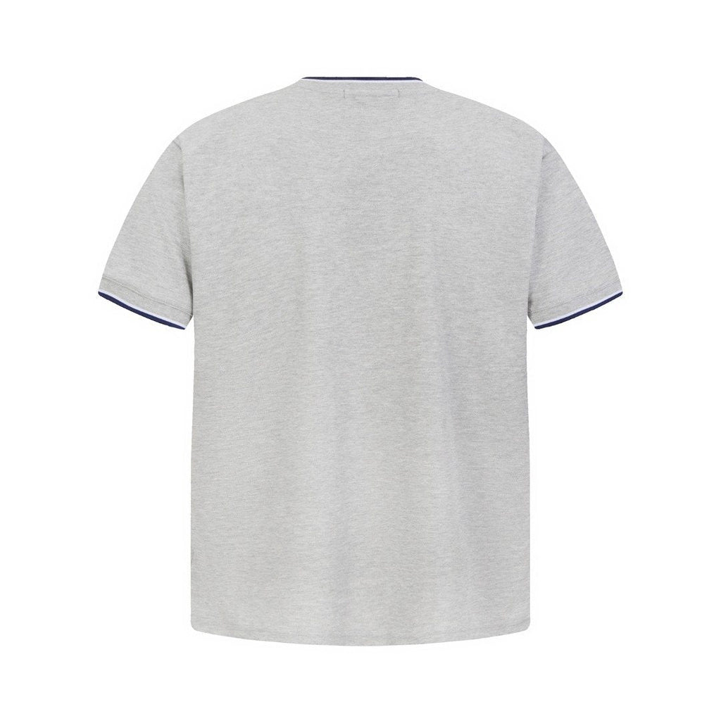 Test2-Ralph Lauren Contrast-Trim Piqué Crewneck T-Shirt — back
